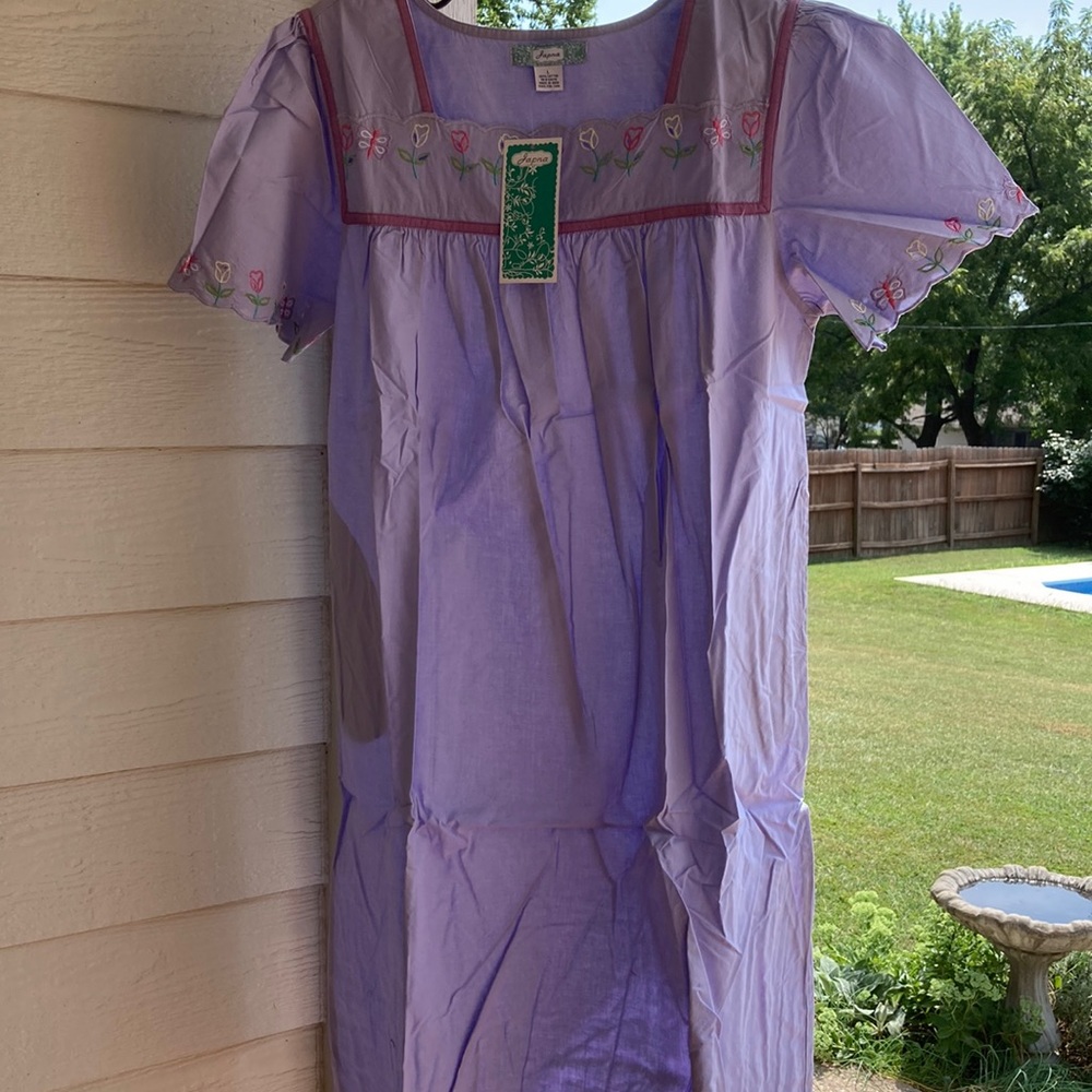 NWT Cotton Short Sleeve House Dress